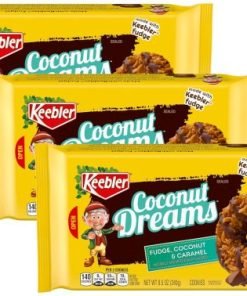 Fudge Cookies, Coconut Dreams, 8.5oz (Pack of 3)