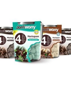 Don't Worry Meringue 4-pack, high protein, low carb, gluten-free bars