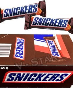 ORIGINAL SNICKERS CHOCOLATE BAR 24 x 50g FULL BOX FRESH STOCK
