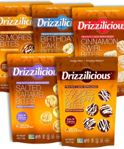 Drizzilicious Mini Rice Cakes Assorted | 5 oz | Cake