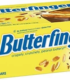 Butterfinger Milk Chocolate Candy Bars, Full Size Bulk Candy 1.9 oz (Pack of 36)